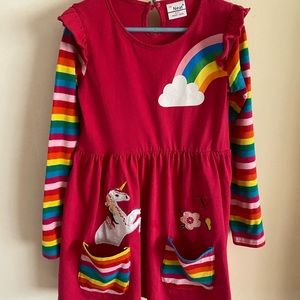 Neat Rainbow Unicorn Dress